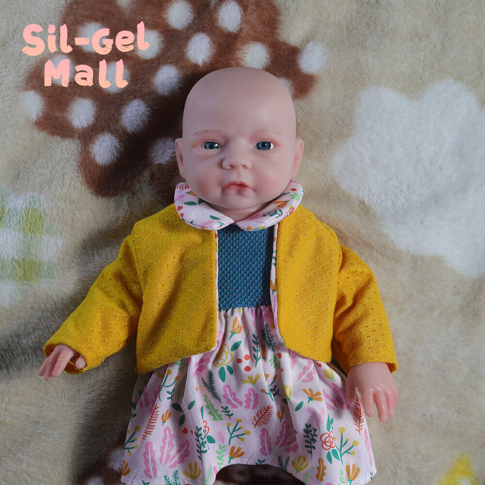 COSDOLL 18.5" Real Reborn Baby Dolls Lifelike Newborn Girl Silicone Dolls Toy