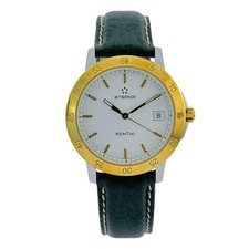 Eterna KonTiki Orologio Uomo 35mm Acciaio/Oro Quarzo Ref. 1100.47