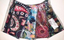 Vera Bradley Pencil Pouch Zip Case School Makeup Travel Case