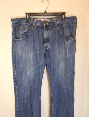 Artful Dodger Jeans Mens Size 42 (Actual 39x32) Blue Straight Leg Denim