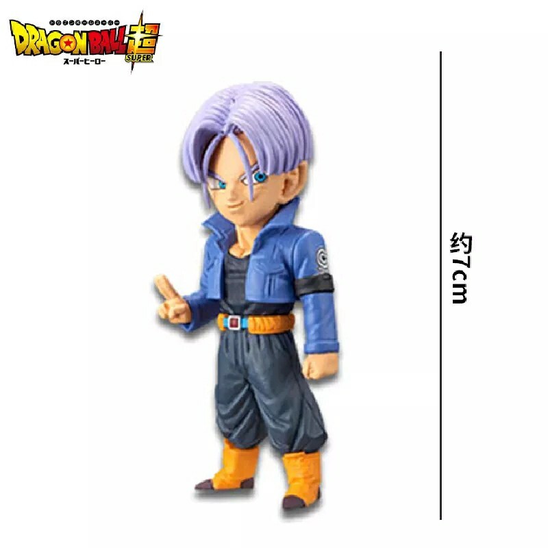 Lot De 6 Figurines Dragon Ball Z - Vegeta, Trunk, Goku, Gohan - PVC Collection - Neuf
