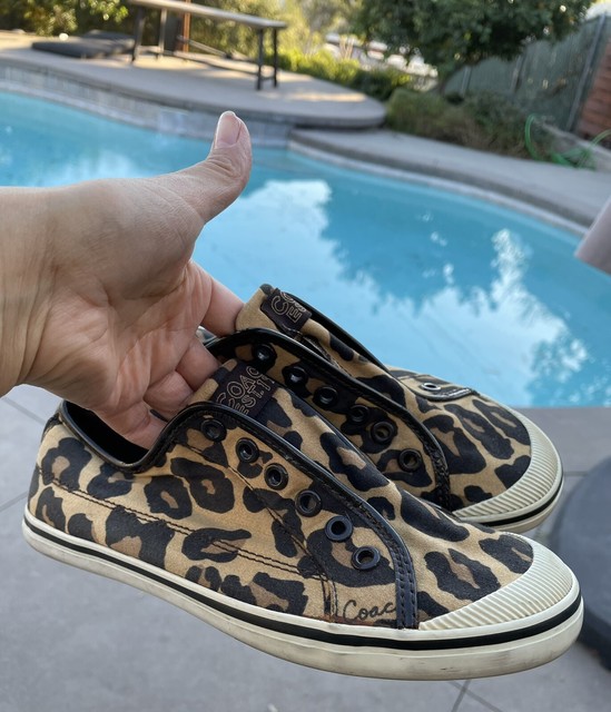 coach signature slip on sneakers