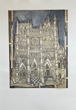 Albino Reggiori  - (Laveno Mombello 1933-2006)  Litografia  firmata  98 x 70 cm.