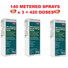 PHARMACY ACTION  Nasal Allergy Relief Spray 50mcg 3 BOTTLES 