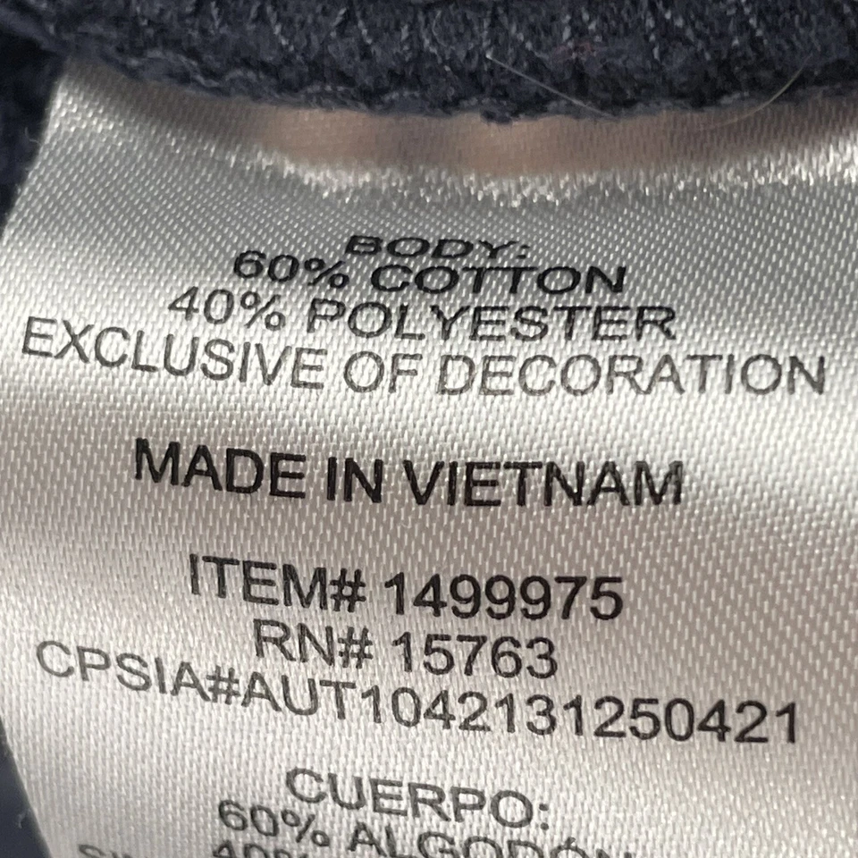 Champion Sweat Shorts Kids Youth L (14-16) Athletic Sports Gym Cotton Blend Navy - Image 4 of 4