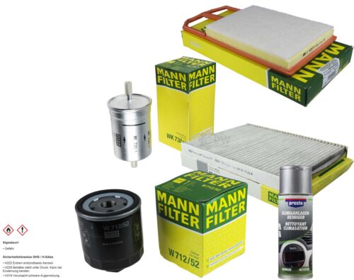 MANN-FILTER Inspektionspaket Presto Klima-Reiniger für Seat Leon 1.6 16V 1.4 - Bild 1 von 12