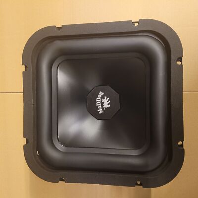 Subwoofer Maddog MD 12 Quad, 12 Zoll Tiefton Rechteckig, 300 Watt max, 4 Ohm