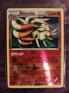 2012 Pokemon Black & White Dragons Exalted Ninetales Reverse Holo #19