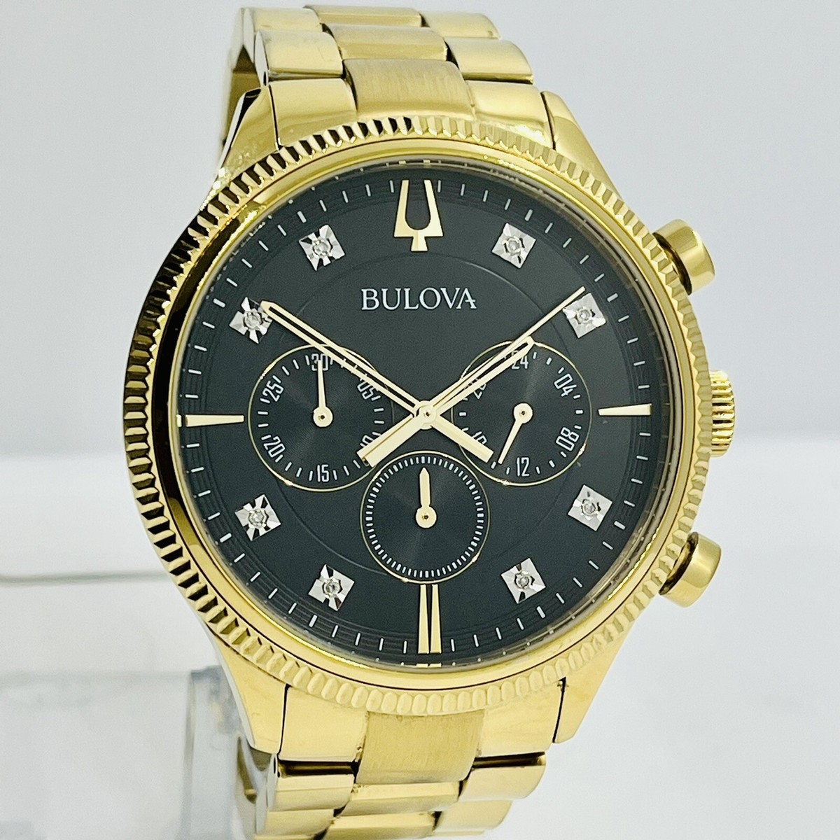 【K18刻印あり】 BULOVAL 腕時計　メンズ　ゴールド Bulova - ブローバ 腕時計 ゴールドの通販 by MAMEmart