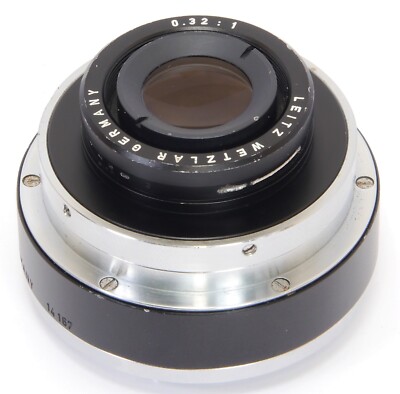 Leitz Wetzlar Germany 0,32:1 Mikroskop Relais Objektiv auf LEICA 14167 Adapter