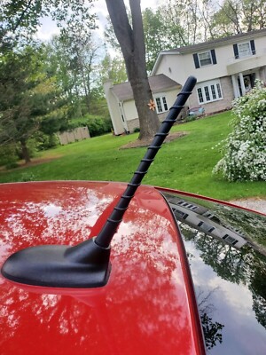 7'' Short Black Rubber Spiral Antenna Mast Radio AMFM for DODGE AVENGER 2008-2014