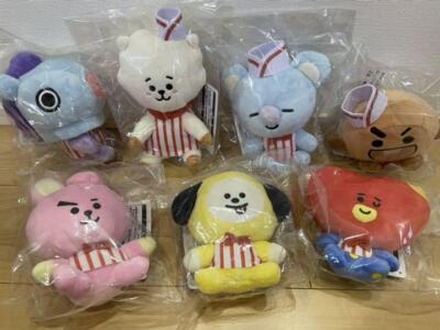 BTS Ichiban Kuji BT21 Plush doll set Koya RJ Shooky Mang Chimmy Tata Cooky Diner
