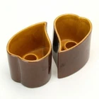 Red Wing Pottery B1412A Heart Shaped Candlestick Holder Belle Kogan USA