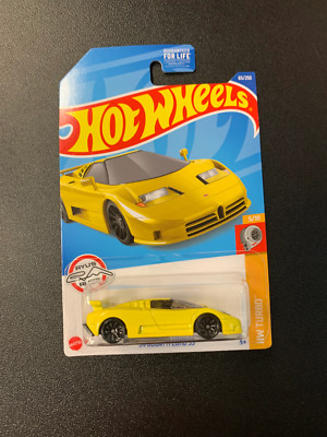 HOT WHEELS TURBO YELLOW  94 BUGATTI EB110 SS 5/10 65/250 2021