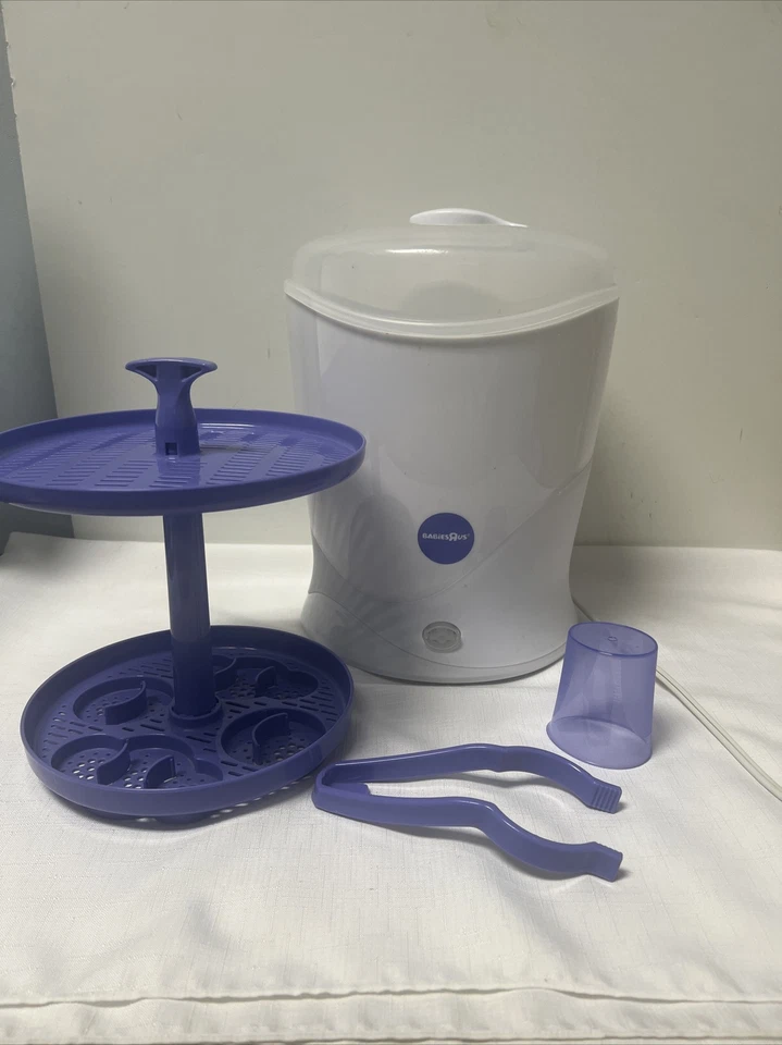 Esterilizador a vapor elétrico puramente simples Babies R Us 3923073 brinquedos para mamadeira - Imagem 4 de 4