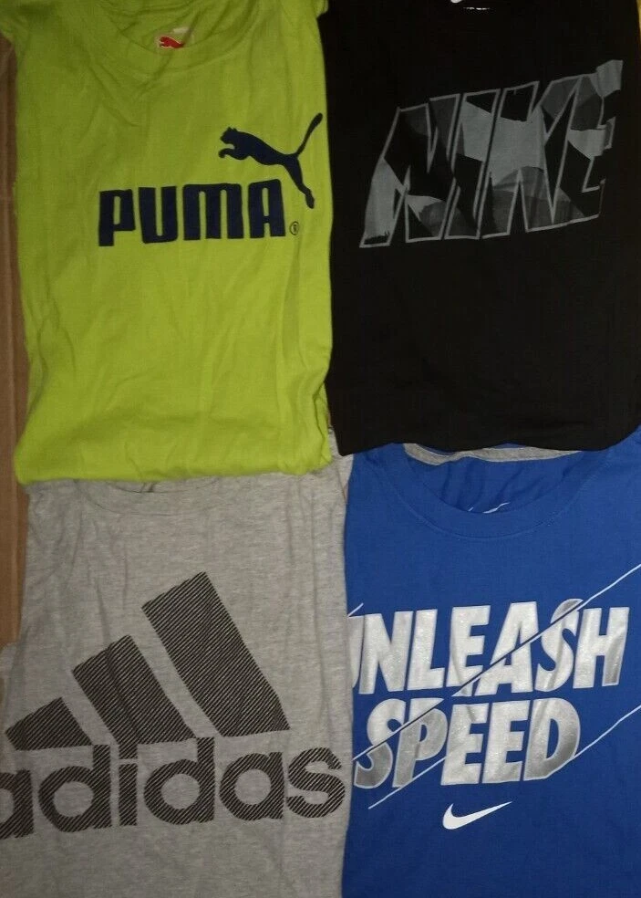 Lot 8 Nike Adidas Puma Men T Shirts S Small 4 NWOT eBay