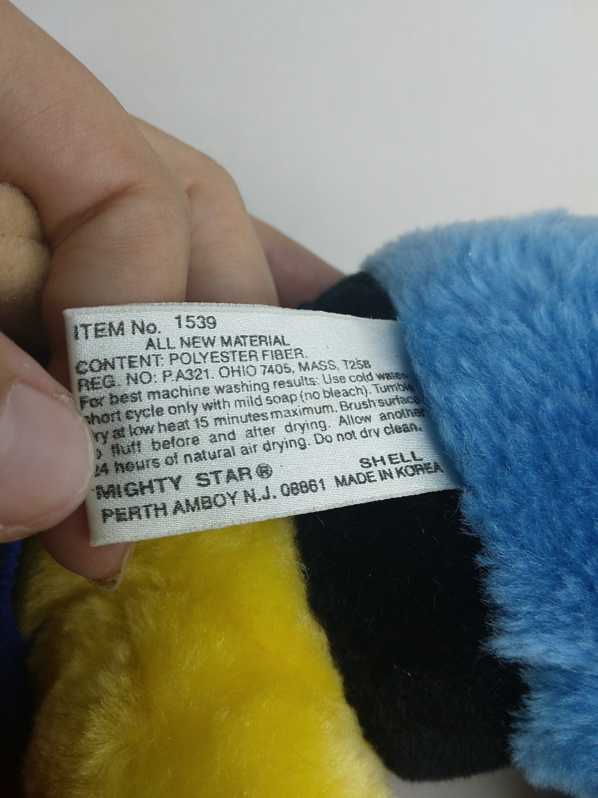 Vintage 1997 Yosemite Sam Plush Doll Warner Bros. Mighty Star Looney Tunes