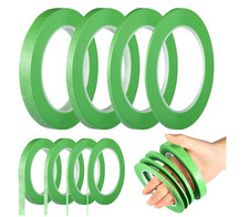 Epakh 4 Rolls Pinstripe Tape, Masking Tape in 1/16, 1/8, 1/4 and 1/2 Inch Wide,