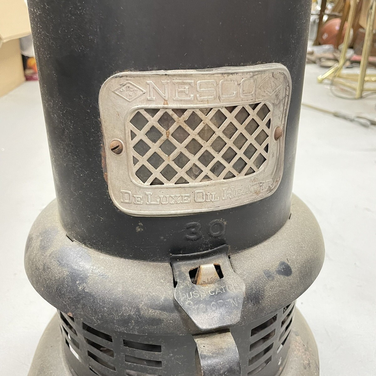 VTG Antique Model 30 NESCO Oil Kerosene Parlor Cabin Heater Stove  Perfection -LN | eBay