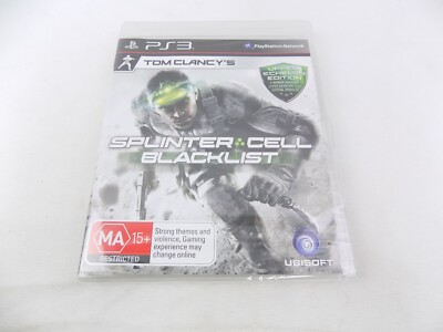 Brand New and Sealed Playstation 3 Ps3 Tom Clancy's Splinter Cell Blacklist U...