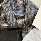 7 For All Mankind 7FAM Snake Print Faux Leather Leggings NEW Size Small Python — photo 4