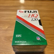 Lot Of 3 New Sealed Blank VHS Tapes Fuji HQ T-120 6 Hours Sealed
