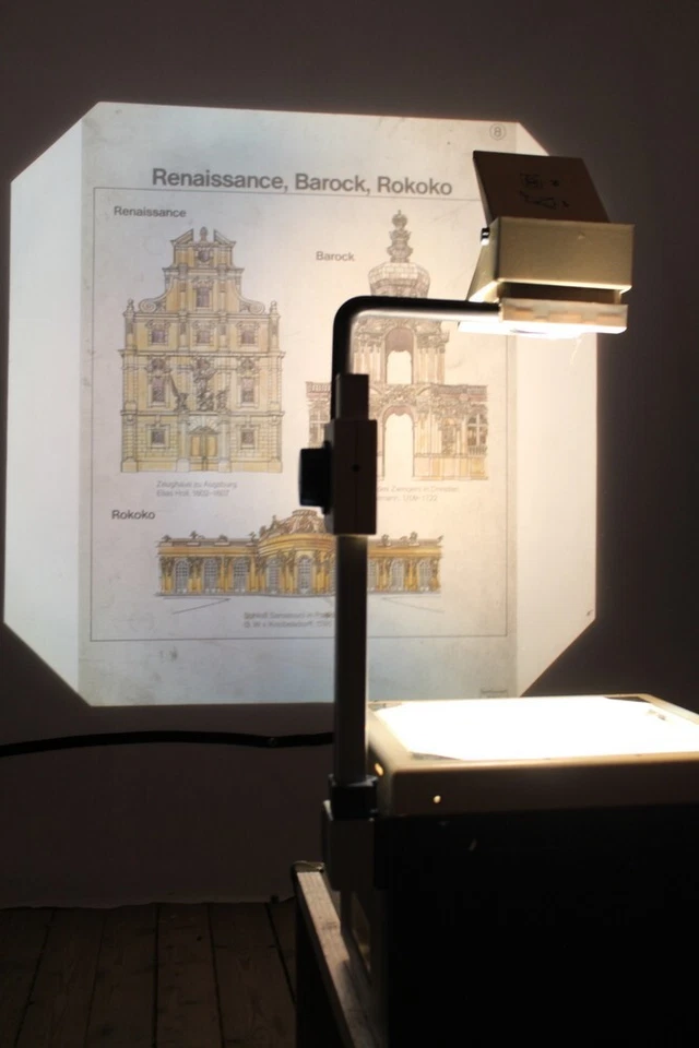 *Medium 536p*Overheadprojektor OHP Polylux Tageslicht Schul Projektor 2x400W - Bild 3 von 4