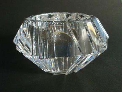 Vintage Orrefors Schweden Glas Schale Bowl Schüssel glass transparent (0417-328)