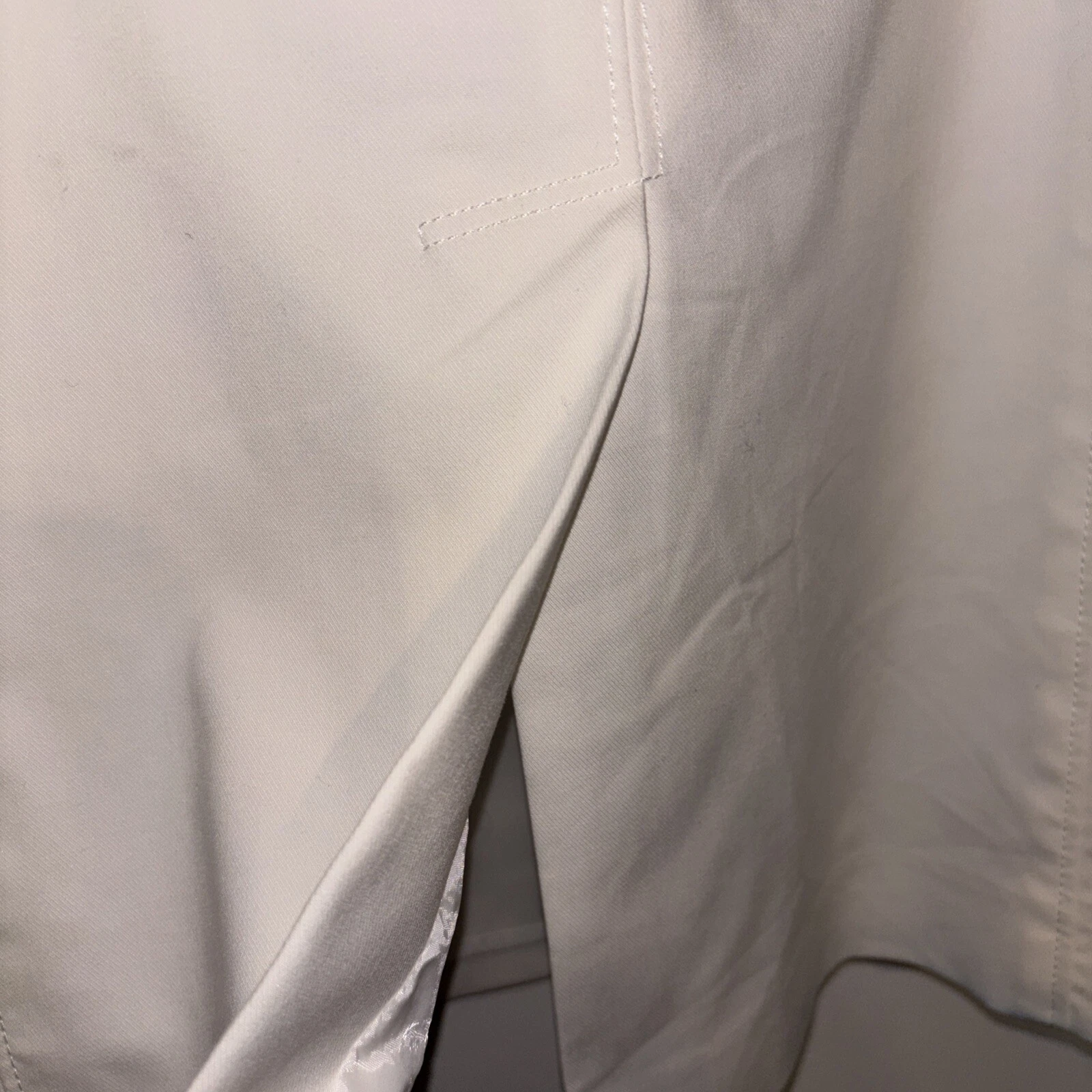 Abito TORY BURCH bianco oro bottoni pinup aderente cambio taglia:14