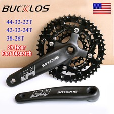 104/64BCD MTB Crankset 22-44t fit Shimano Bike Double Triple Chainrings Sprocket