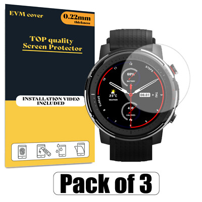 Screen Protector Cover For Amazfit Stratos Clear FILM UK