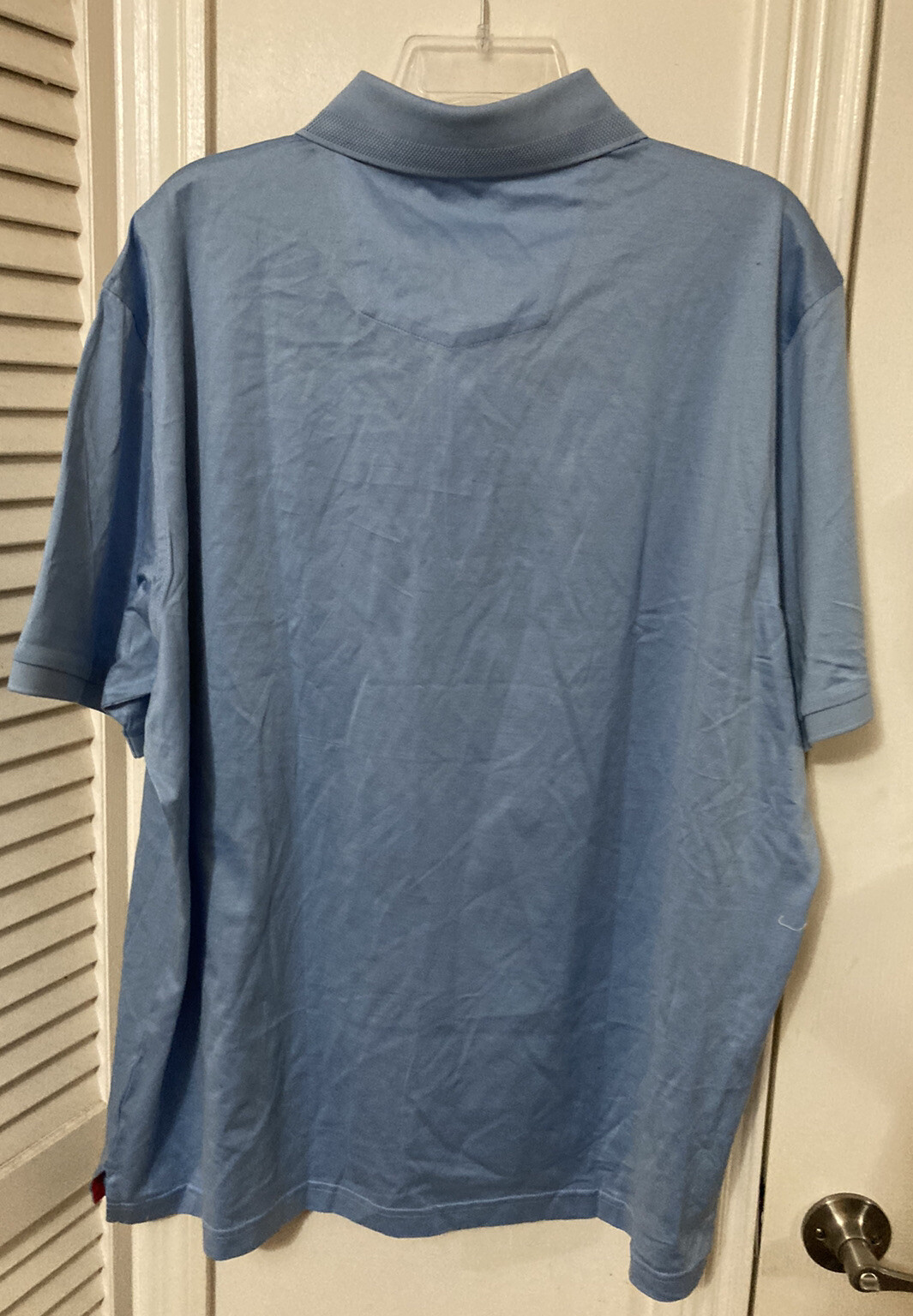 NWT Maelreg Mens Blue Sz 3XL Cotton Tech Polo Shirts Short Sleeve image 3