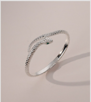 Vintage Handmade 925 Sterling Silver Snake Bracelet Hand Bangle | eBay