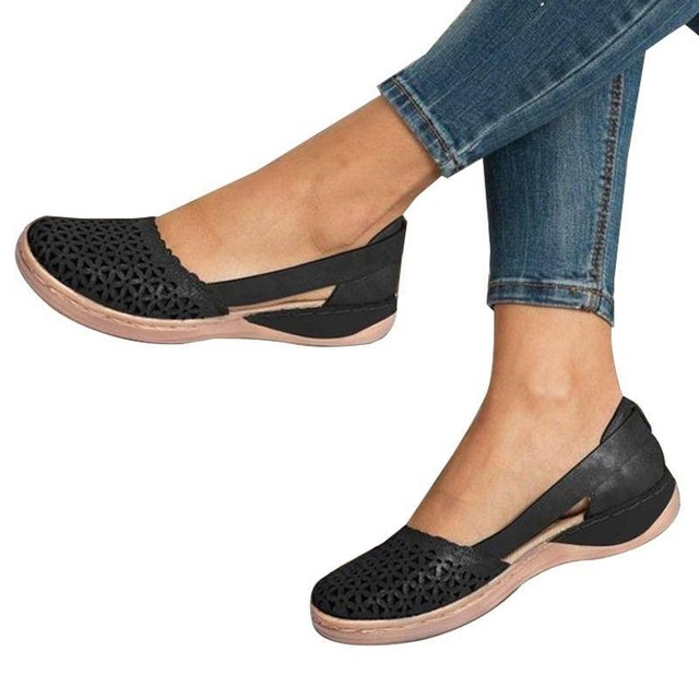 Women Closed Toe Mules Orthopedic Sandals Summer Beach Flat Sliders Shoes Size | eBay