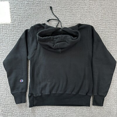 Champion Sweatshirt Small Black Reverse Weave Japanese Kanji Champion Sweatshirt Small Black Reverse Weave Japanese Kanji