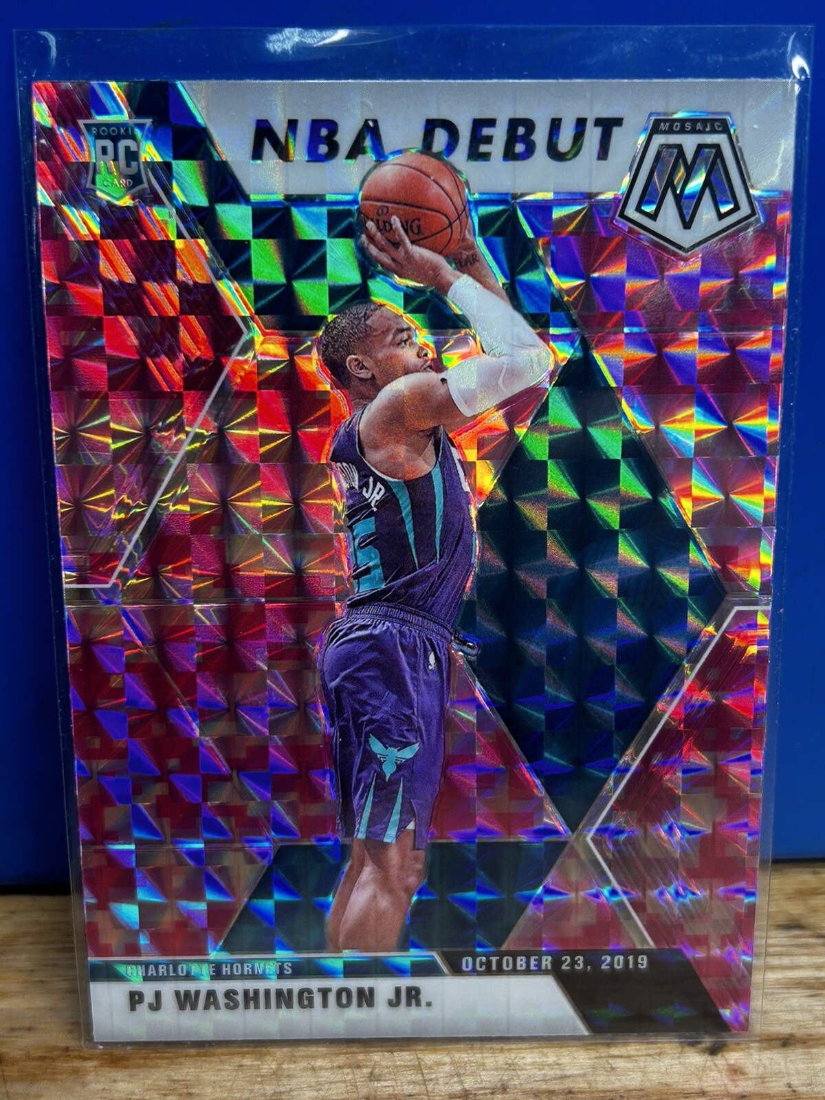 2019-20 Panini Mosaic - NBA Debut Pink Camo Prizm #278 PJ Washington Jr. (RC)