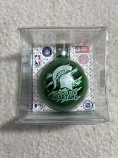Michigan State Spartans Ornament Glass Christmas Sports Collectors Topperscot