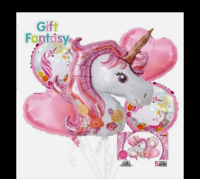 Unicorn Balloon Bundle - 2pcks / Fiesta De Unicornios  10pcs / Unicorns/ Girls