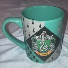 Harry Potter Slytherin Ceramic Coffee Mug Cup House Crest Logo 14 oz