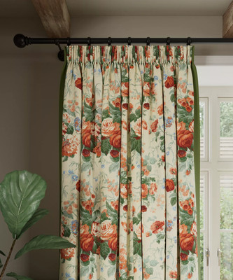 John Lewis & Stapleton Park Bleistift Plissee Vorhänge B228xT228, Pergament/Kamille
