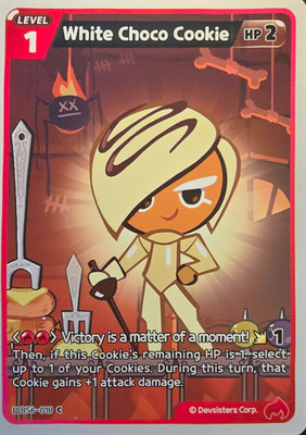 CookieRun Braverse TCG White Choco Cookie BS6-018