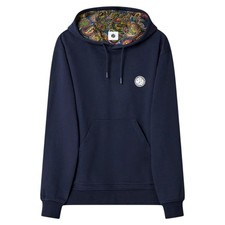 Pretty Green Lounge Hoodie Navy