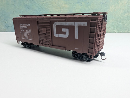 Coche de caja Athearn escala HO 40' Grand Trunk Western GTW #516158 LEER | Zustand: Used