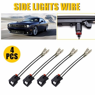 Side Marker Light Replacement Pigtail Harness Pair Fit 2015-24 Dodge Challenger