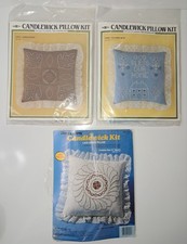 Creative Moments Candlewick Pillow Kits 3 2 New  1 Open Package Missing Needle