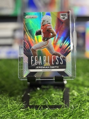 2025 Panini NIL Jeremiah Smith Fearless Prizm Refractor Ohio State   