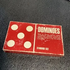 Vintage Dominoes Standard Size Puremco Complete 28 Pc Set