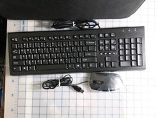 HP Wired Keyboard Model PR1101U  Wired Mouse