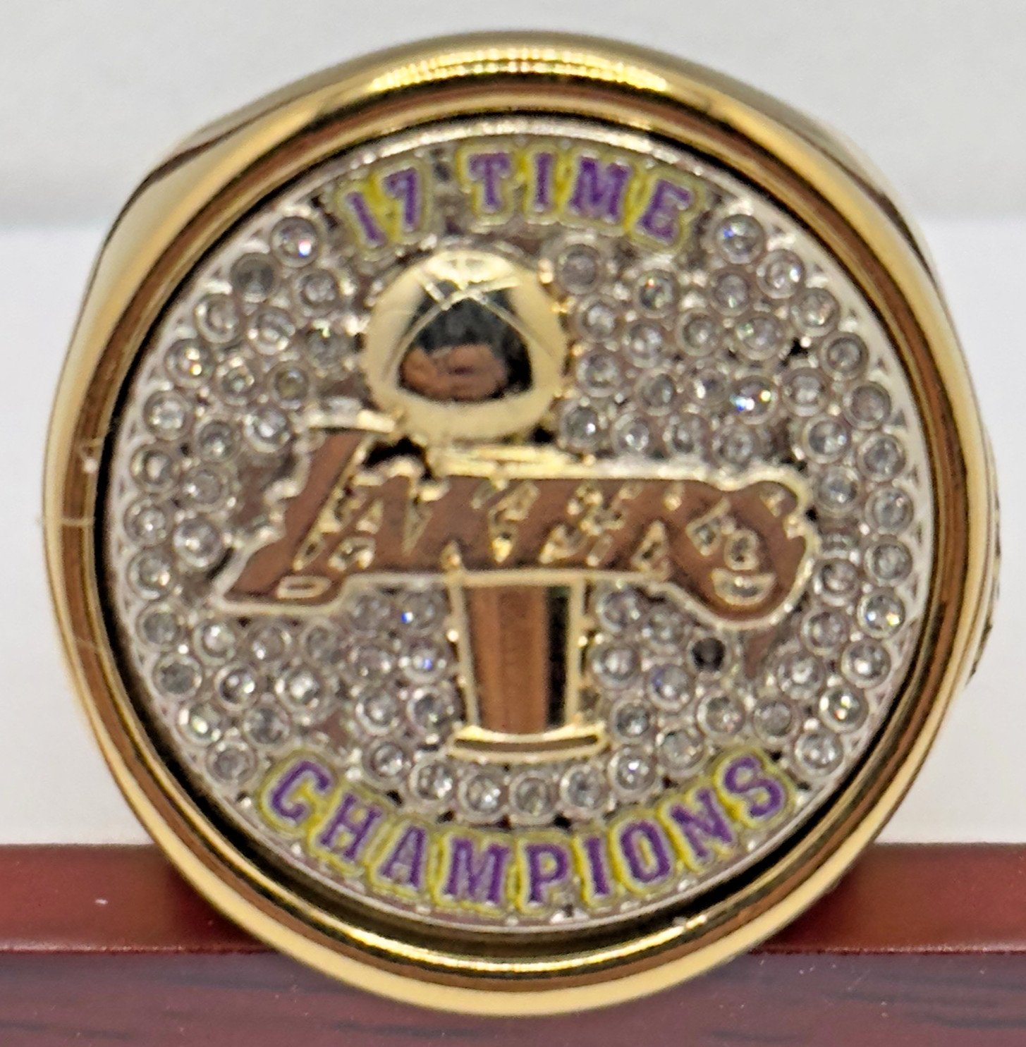 The LA LAKERS deCAPitator ring bottle cap and can tab opener