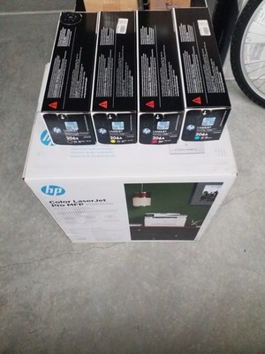 HP LASERJET PRO COLOR M283FDW PRINTER WITH 206X K 206A CMY TONER SET NIB